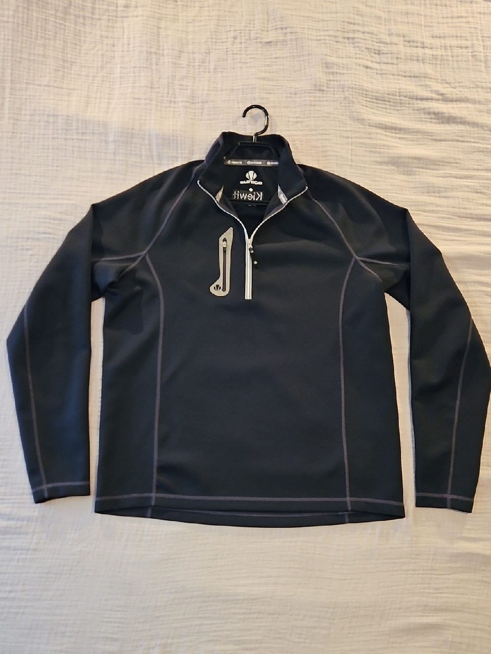 Sunice | Men's Allendale 1/4-Zip Top Dark Blue
